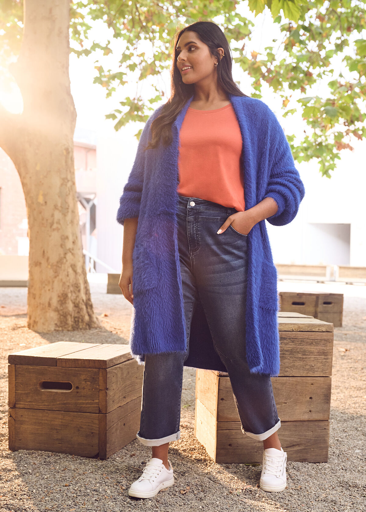 Fluffy Knit Cozy Cardigan