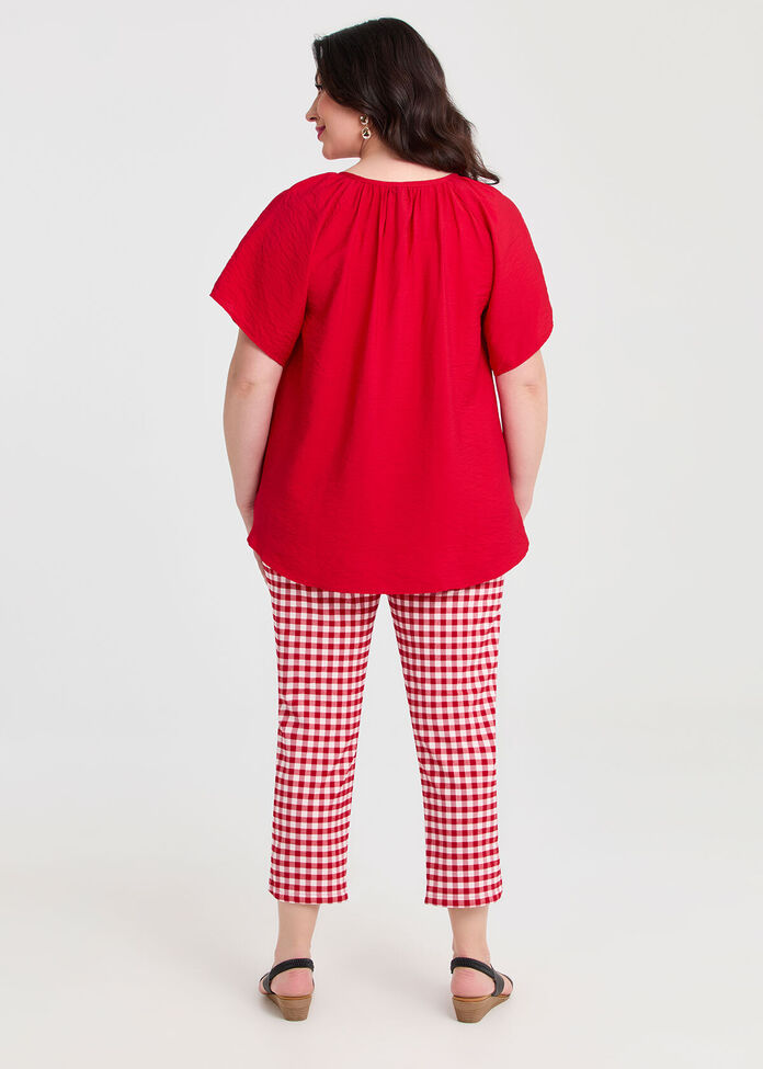 Natural Poppy Boho Top, , hi-res