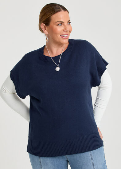 Plus Size Soft Touch Casual Vest