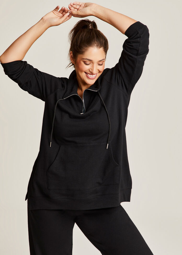 Funnel Neck Active Tunic, , hi-res