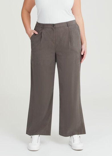 Plus Size Natural Relaxed Pant