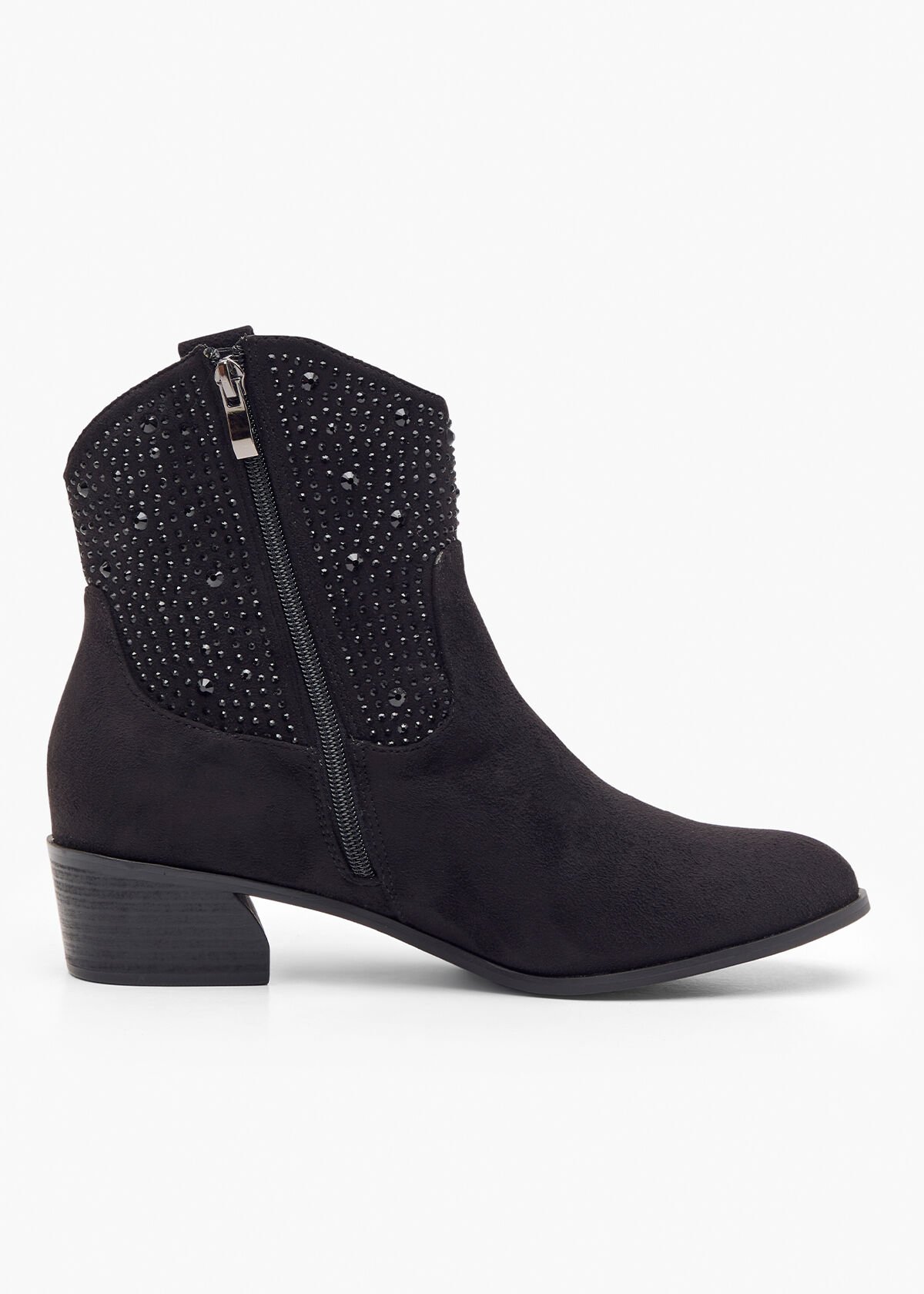 Bejewelled ankle boots 2025