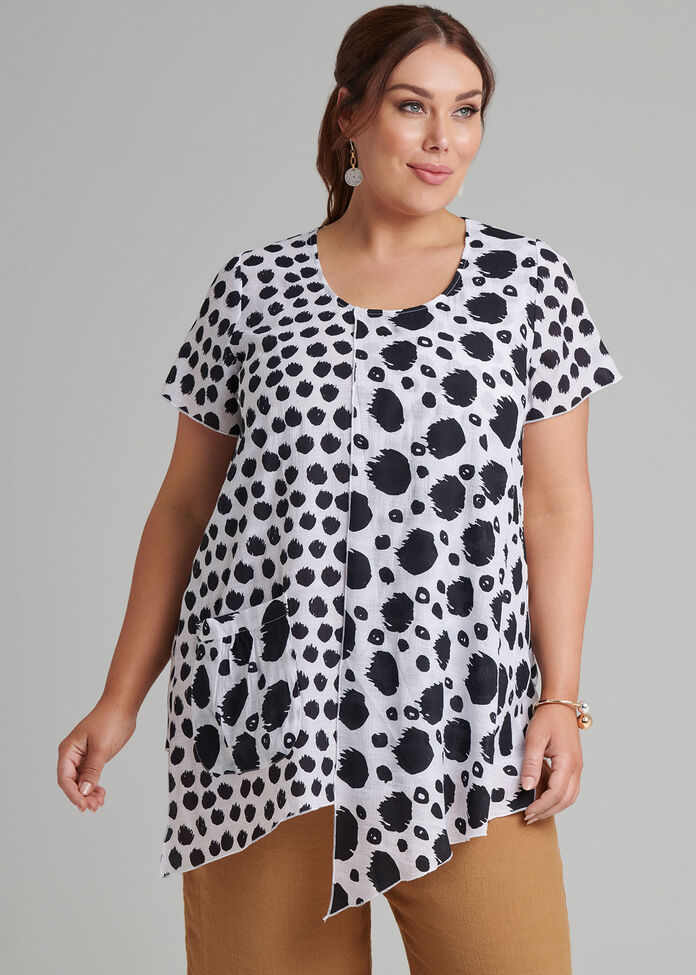 Spot Splice Top, , hi-res