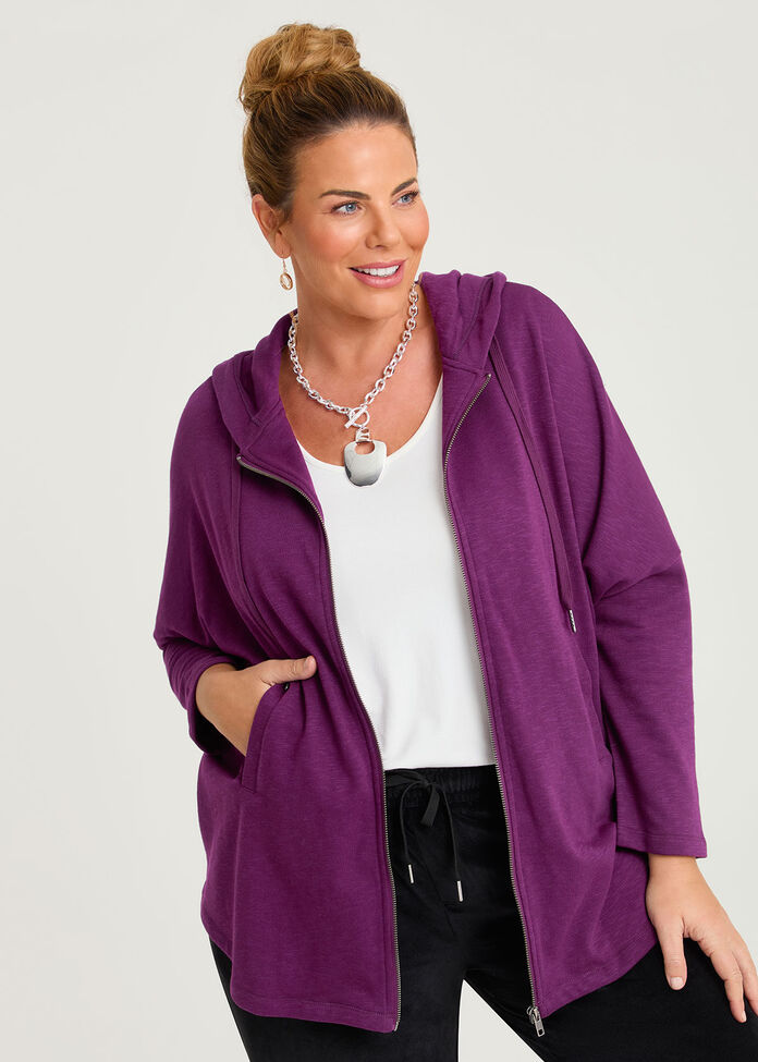 Hooded Zip Cape, , hi-res
