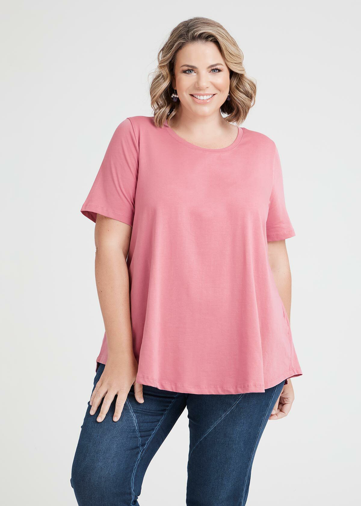 Shop Organic Crew Swing Basic Tee 