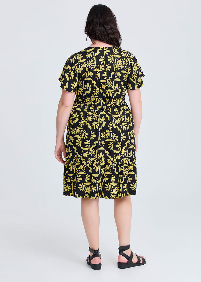 Pressed Flower Short Dress