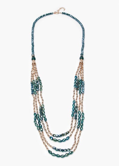 Crystal Layered Necklace