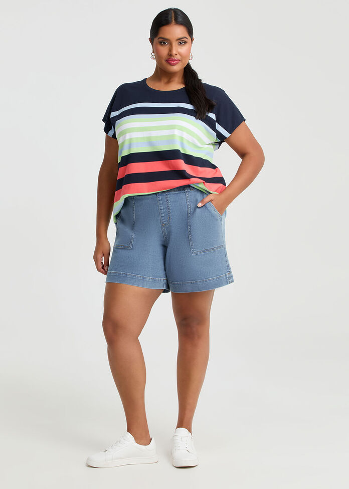 Cool Jade Classic Denim Short, , hi-res