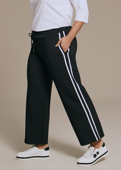 Plus Size Modal Side Stripe Trackpant