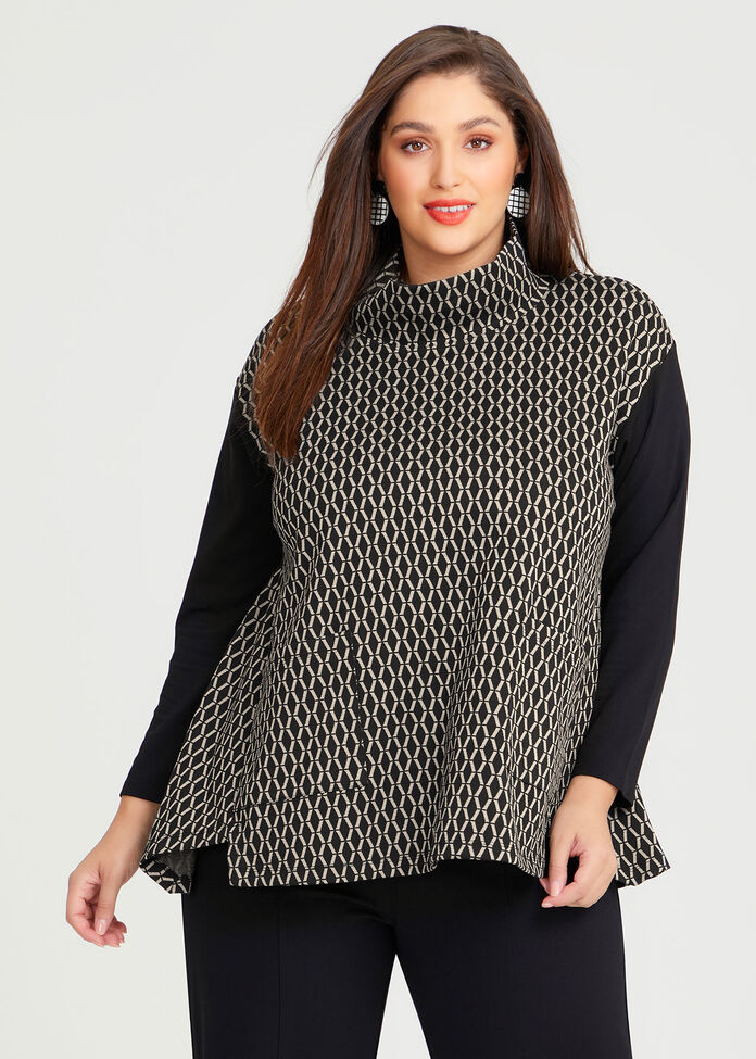 Ponte Lotte Monotone Top, , hi-res