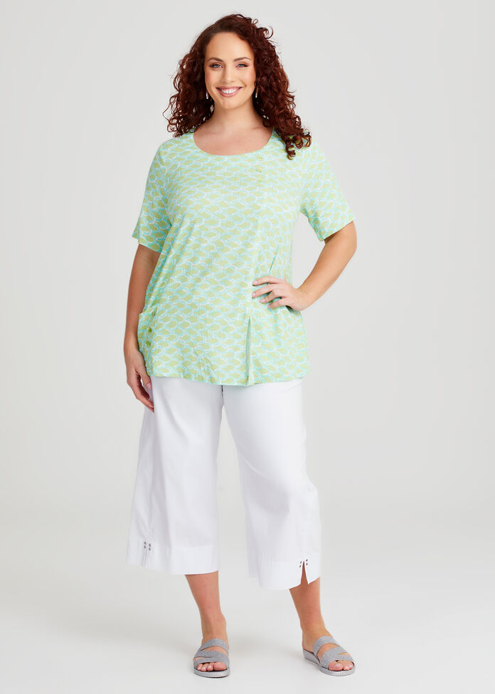 Button Trim Natural Top, , hi-res
