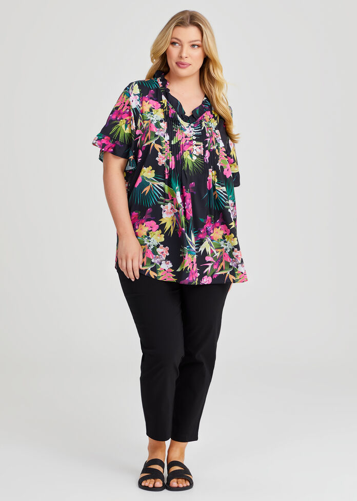 Shop Plus Size Pleat Detail Top in Multi | Taking Shape AU