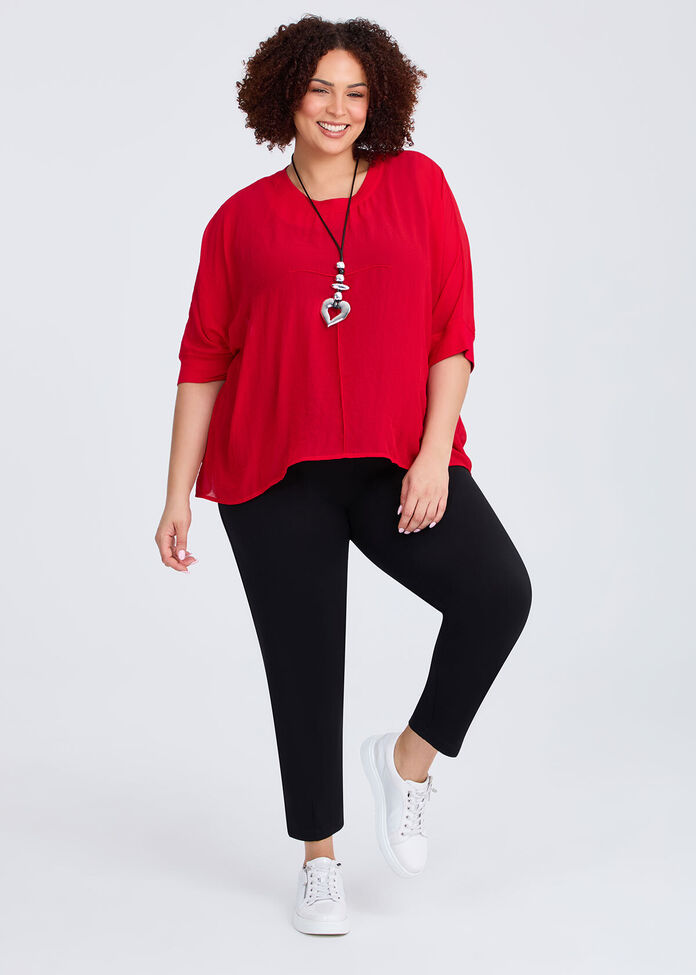 Chiffon Arlie Layering Top, , hi-res