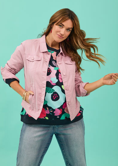 Plus Size Lyocell Blend Stretch Jacket