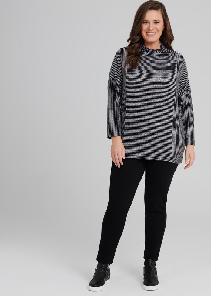 Textured Stripe Top, , hi-res