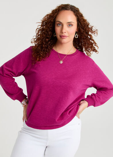 Plus Size Boyfriend Tunic Sweat