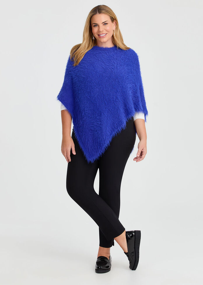Fuzzy Poncho, , hi-res