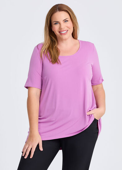 Plus Size Strive Scoop Neck Top
