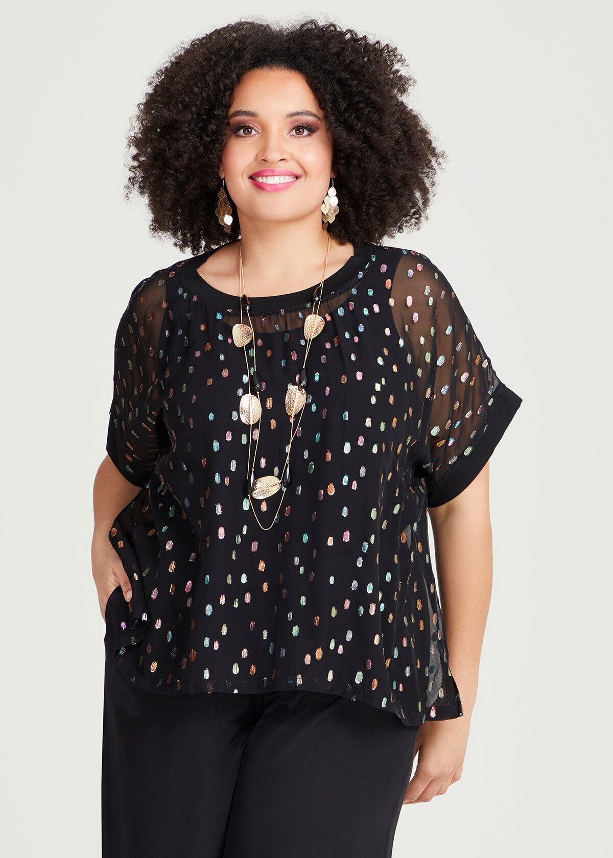 Plus size cheap occasion tops