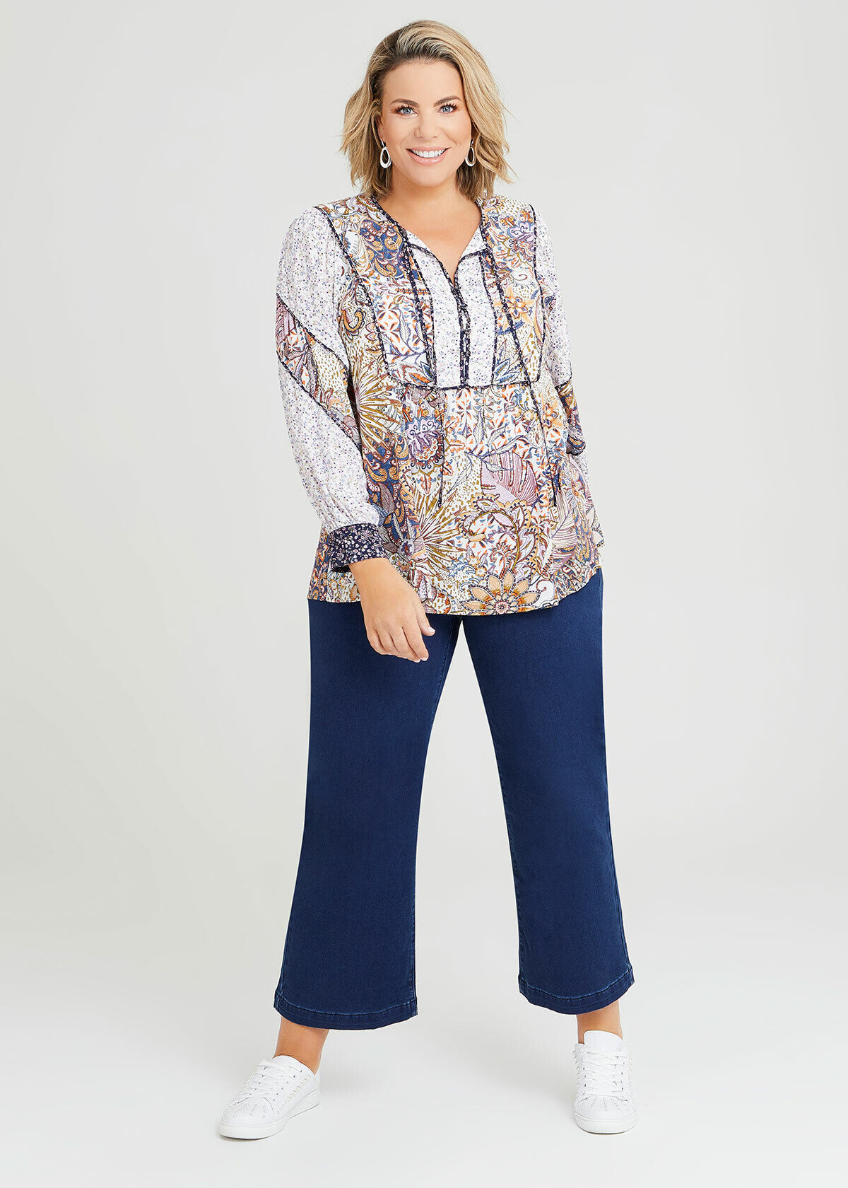 Pull up best sale plus size jeans