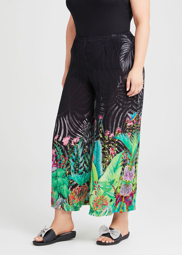 Shop Plus Size Natural Wild One Pant in Print | Sizes 12-30 | Taking ...