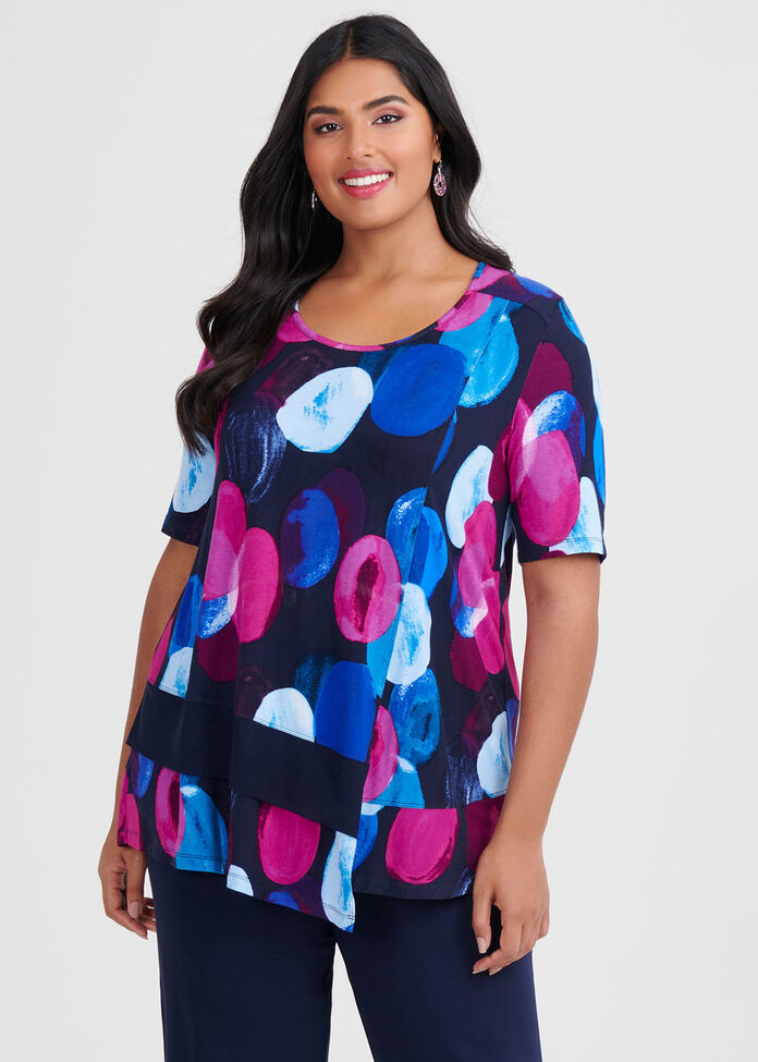 Bamboo True Blue Top, , hi-res