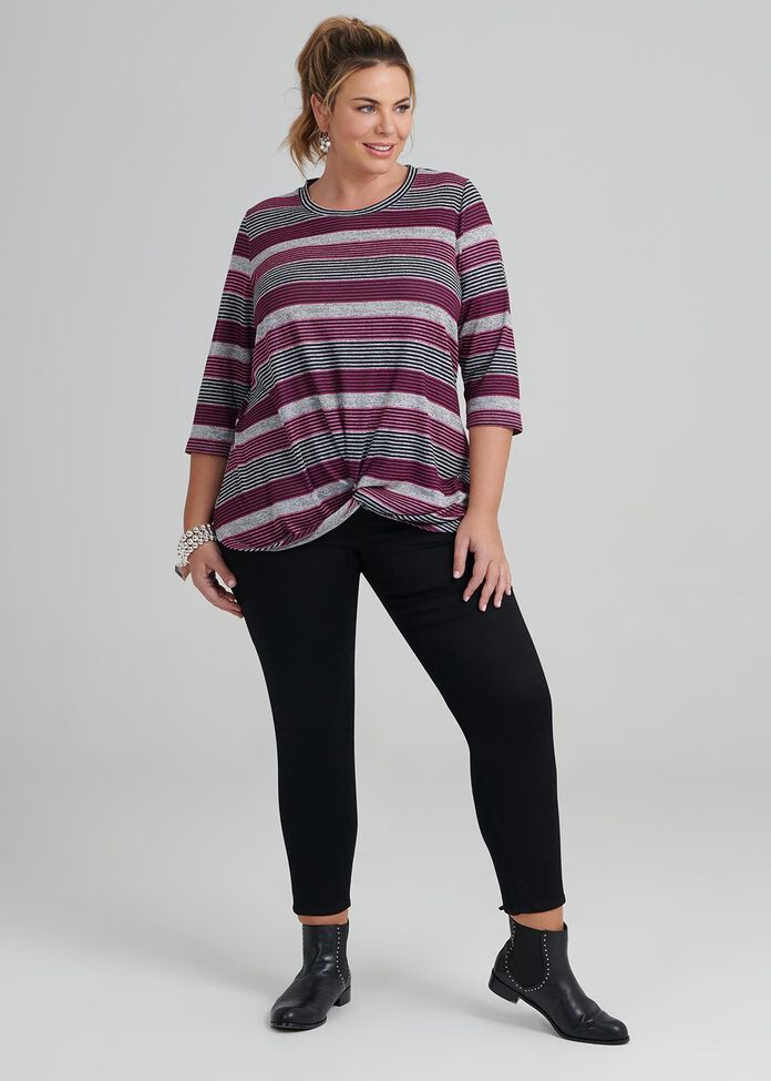 Twilight Stripe Top, , hi-res
