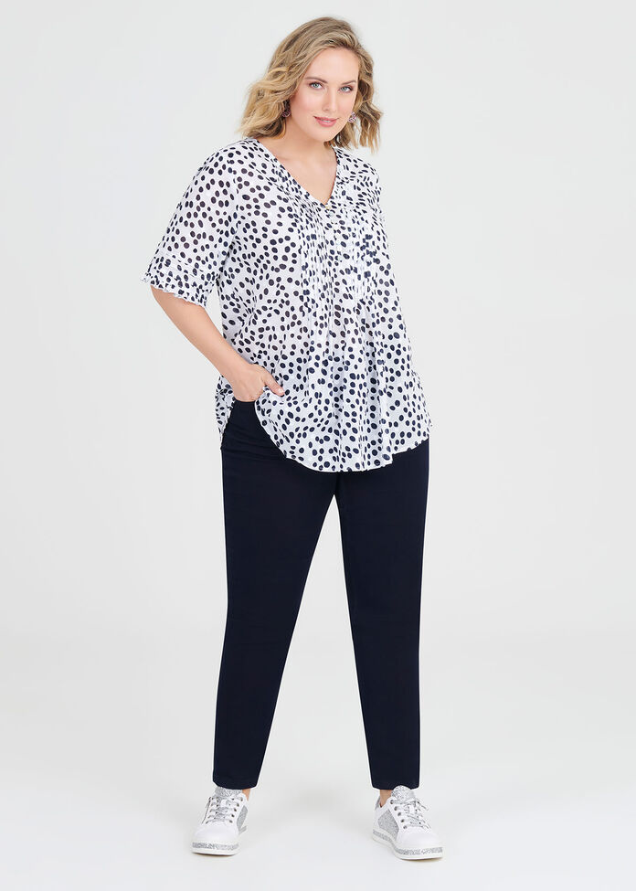 Cotton Spots Top, , hi-res
