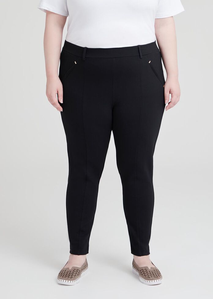 Petite Ponte Seam Legging, , hi-res
