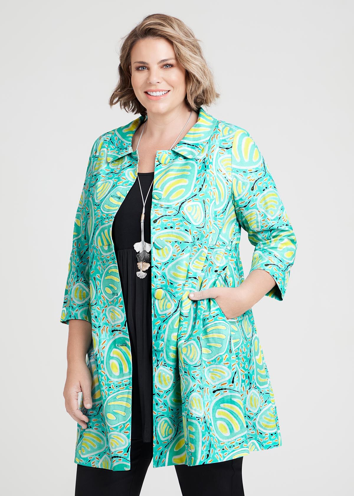 Women's plus size suit jackets top