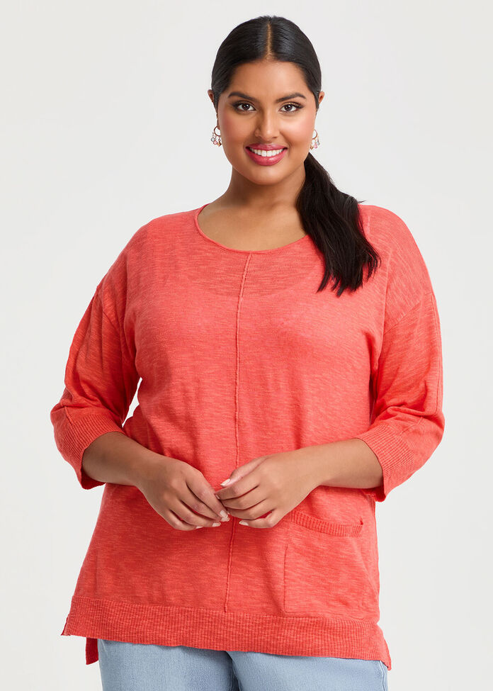 Cotton Light Weight Jumper, , hi-res