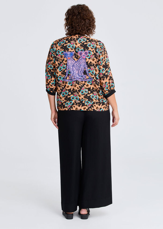 Bouffants Cheetah Print Bomber, , hi-res