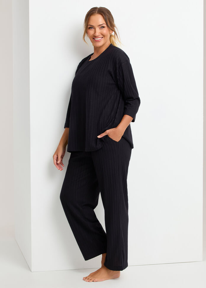 Cosy Rib Lounge Top, , hi-res