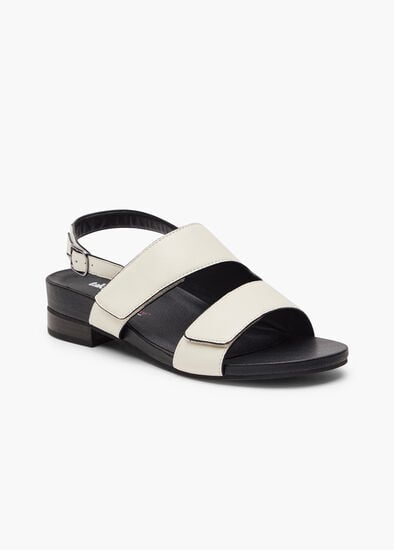 Plus Size Orthotic Monochrome Sandal