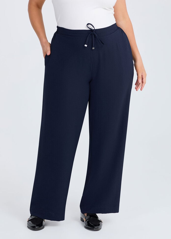 Petite Drape Deanna Wide Leg Pant, , hi-res