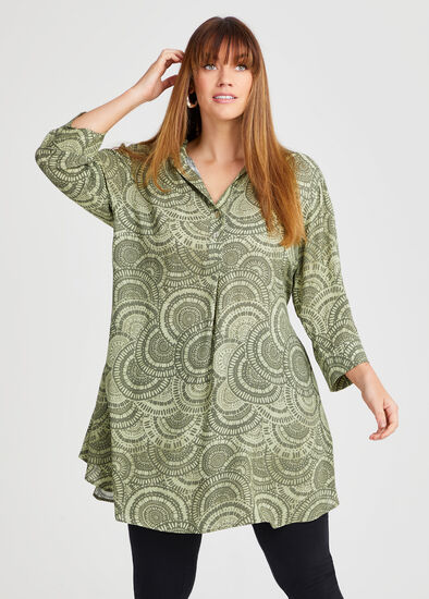Plus Size Revival Swing Tunic