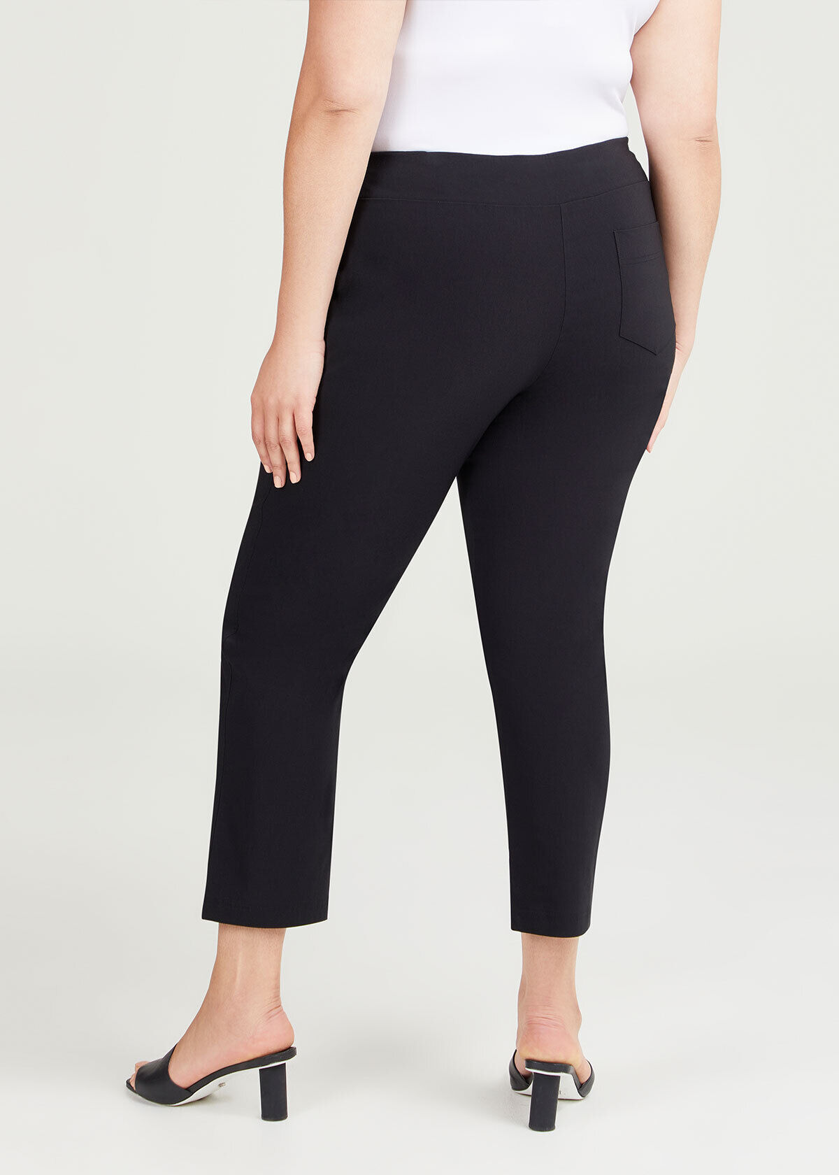 Plus Size Expose Split Hem Crop Pant Sizes 12 30 Taking Shape
