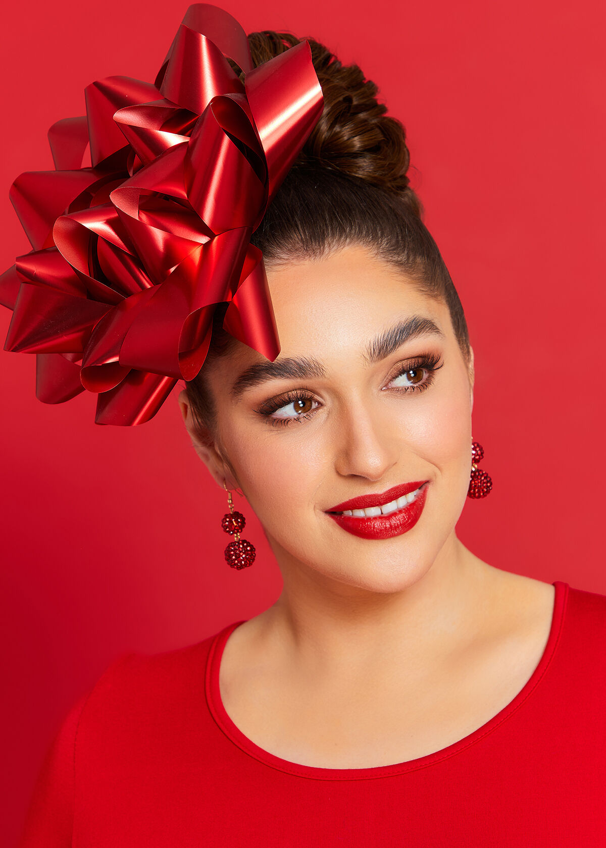 Christmas clearance ball earrings