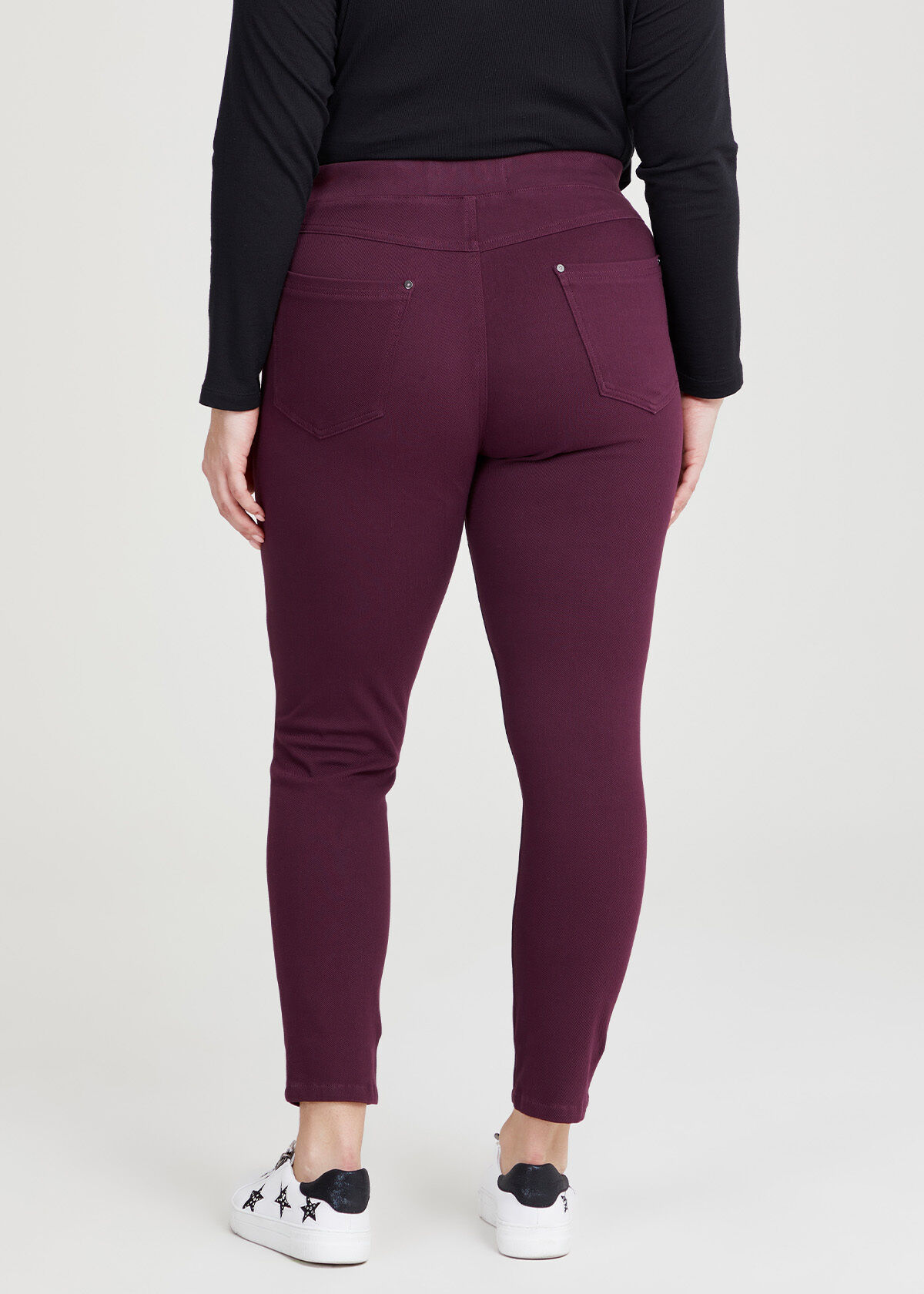 Shop Plus Size Petite Best Friend Jegging in Red Taking Shape NZ