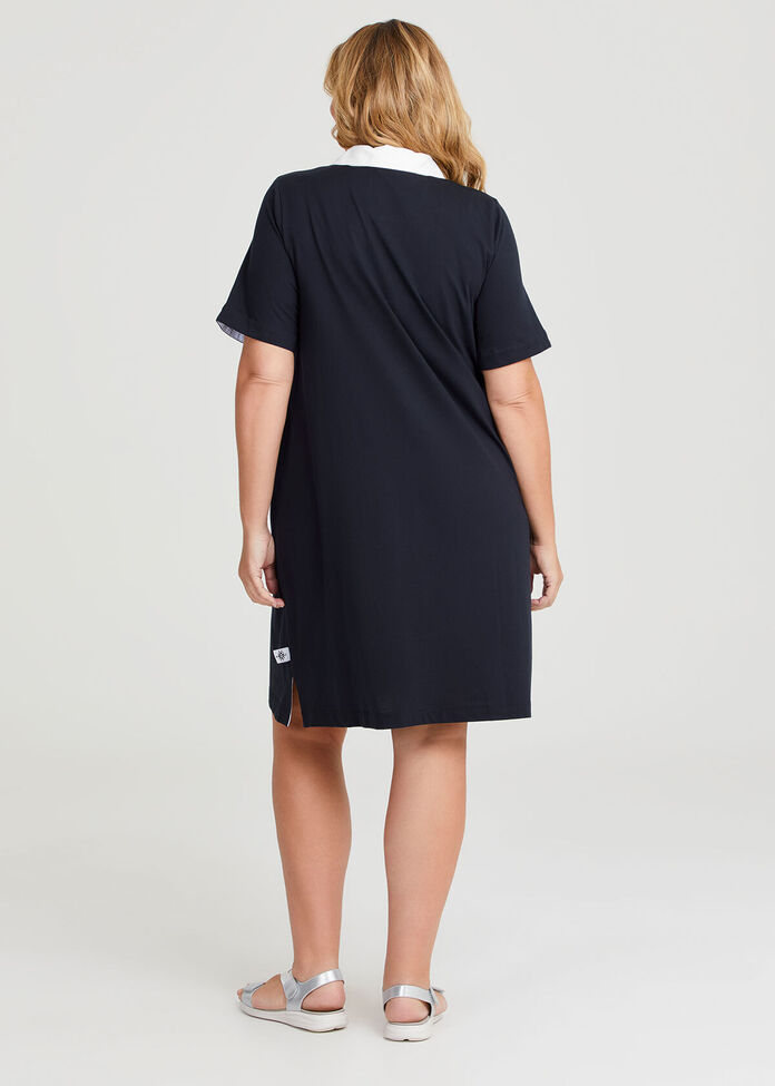polo t shirt dress plus size Tommy Hilfiger Plus Size Cotton Puff-Sleeve Polo Dress