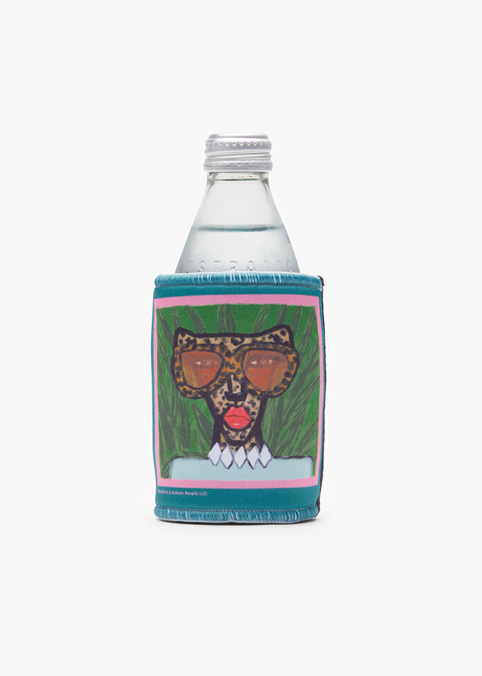 Bouffants Cheetah Drink Cooler, , hi-res