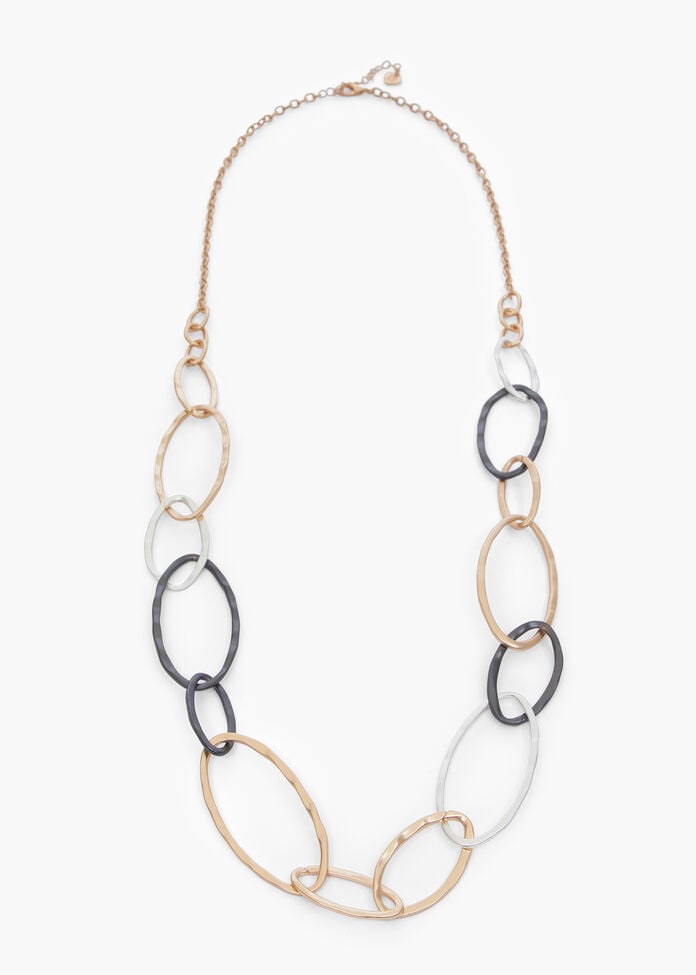 Gemma Chain Links Necklace, , hi-res