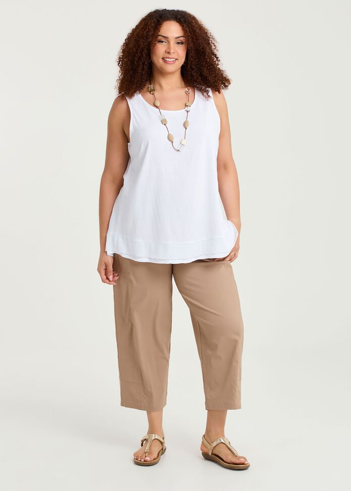 Natural Pheobe Layering Tank, , hi-res
