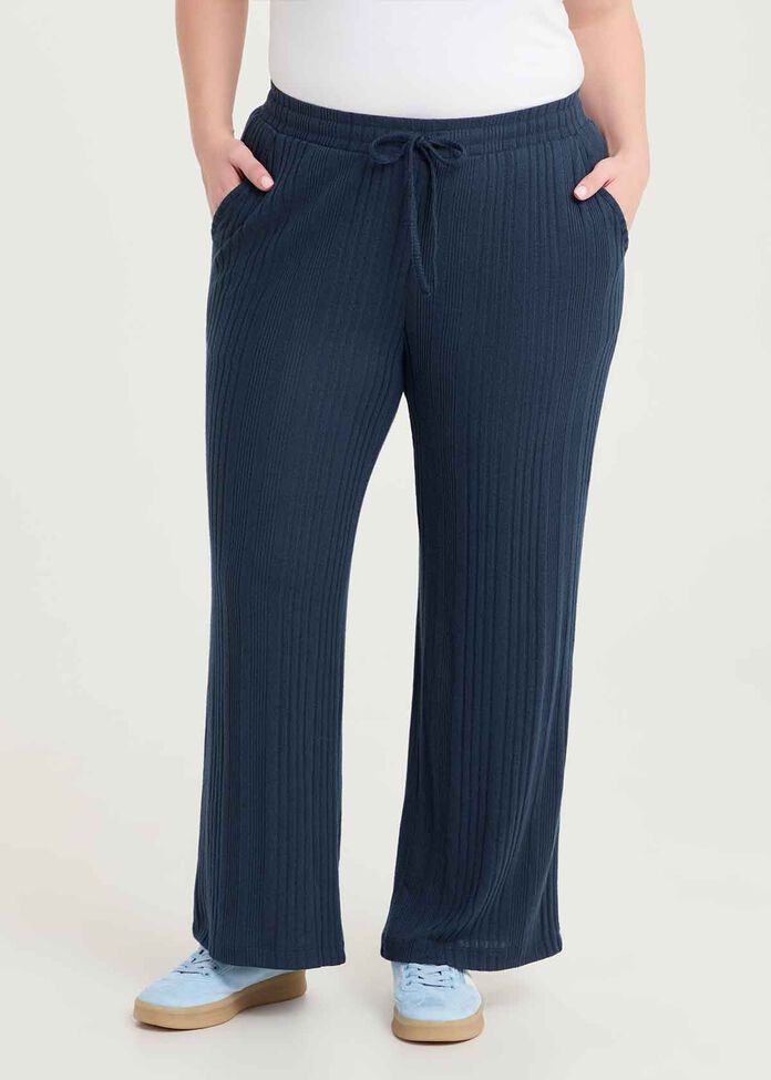 Cozy Rib Wide Leg Pant, , hi-res