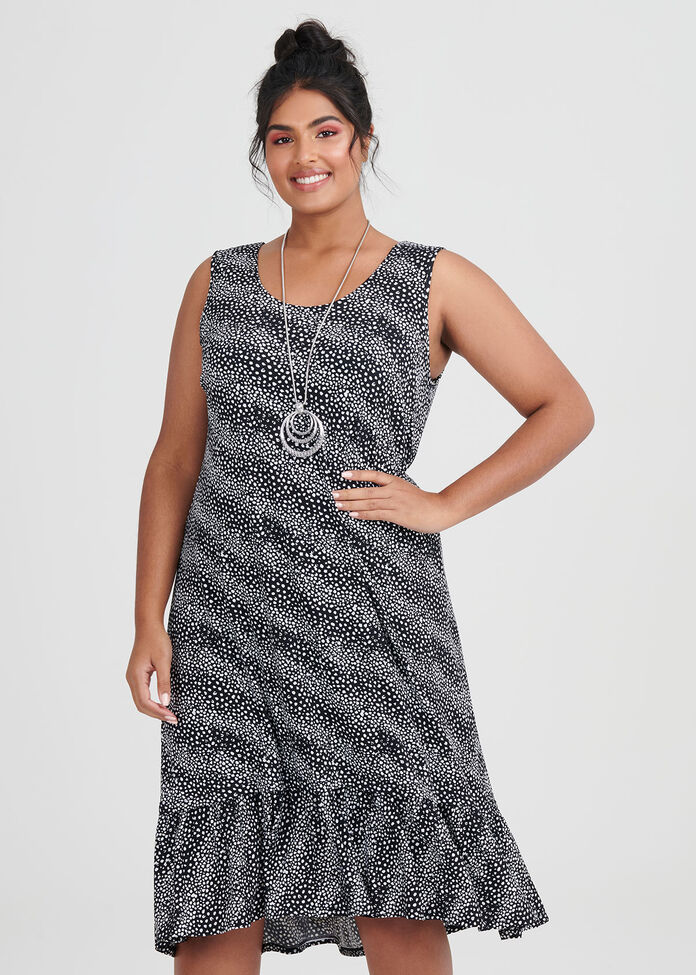 Shop Plus Size Onyx Spot Dress in Print | Sizes 12-30 | Taking Shape AU