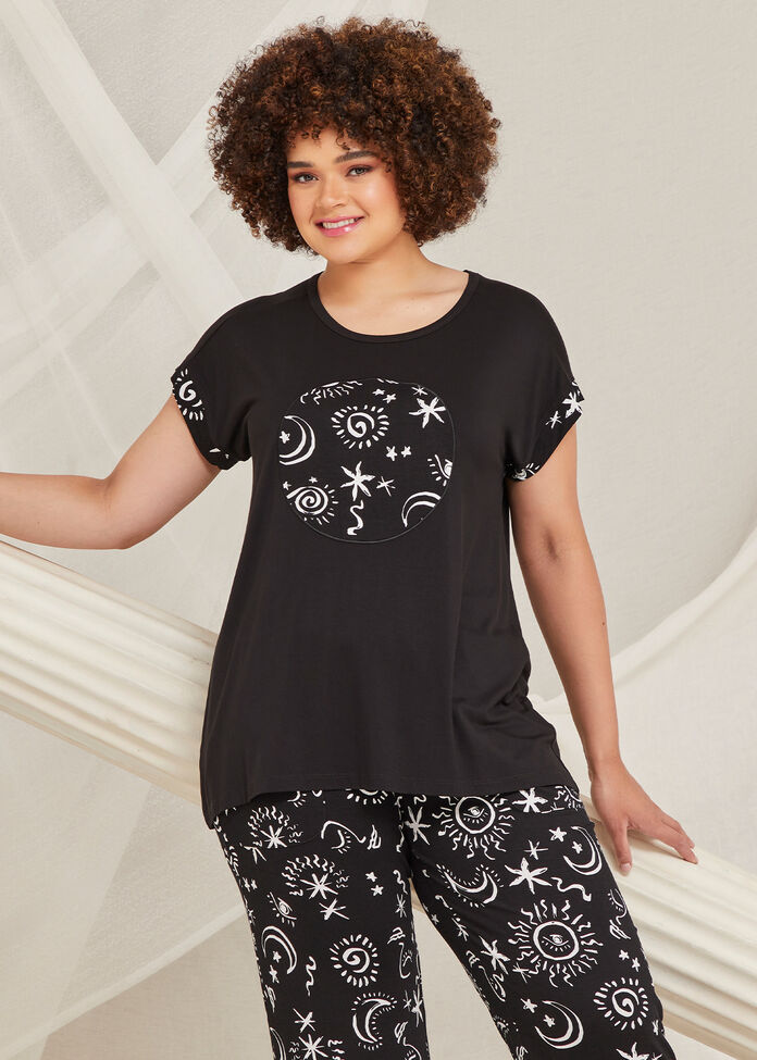 Bamboo Celestial Pyjama Top, , hi-res
