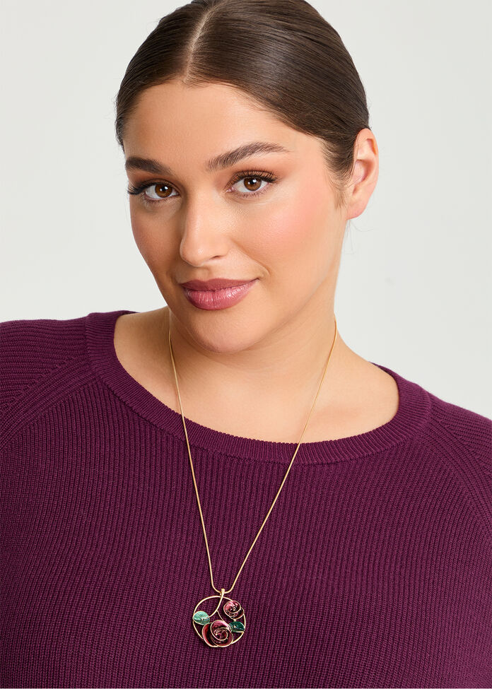 Roses Long Necklace, , hi-res
