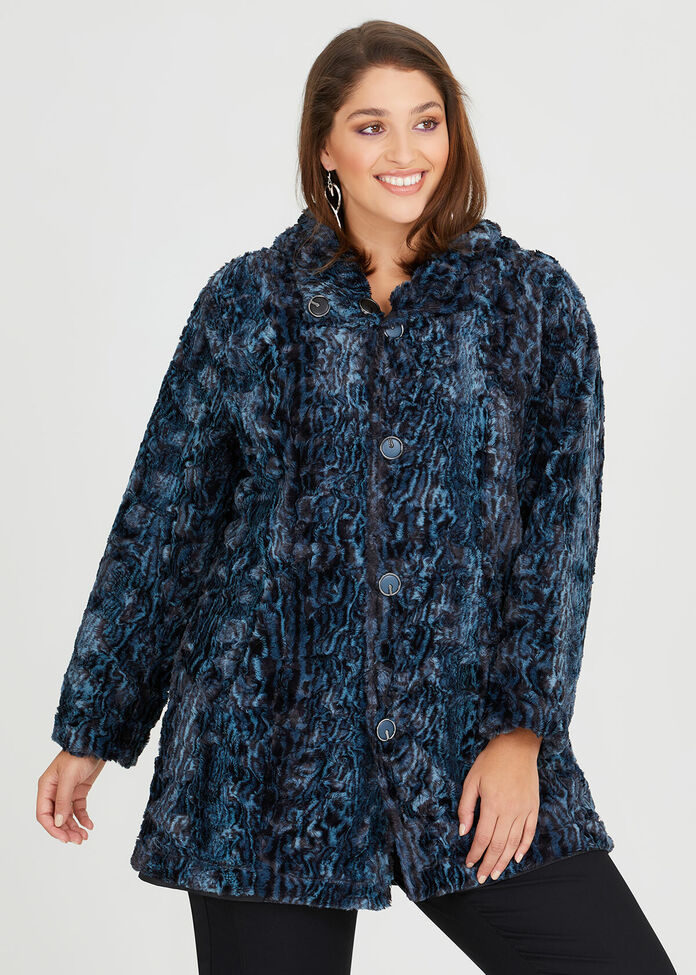 Shop Plus Size Oceanic Coat in Blue | Sizes 12-30 | Taking Shape AU