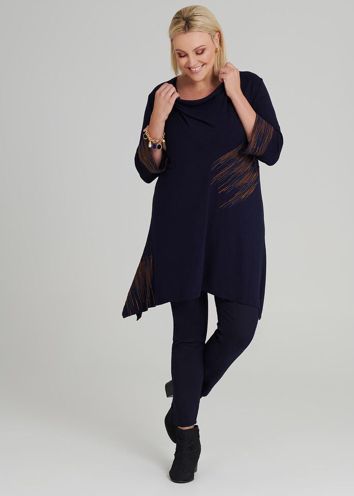 Petite Sashiko Tunic, , hi-res