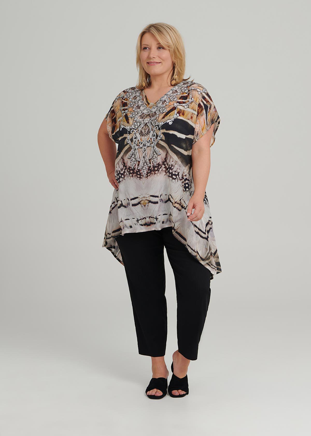 Petite hot sale plus tops
